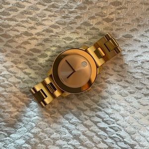 MOVADO rose gold watch